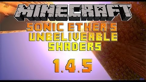 Minecraft 1.4.5 Sonic Ether