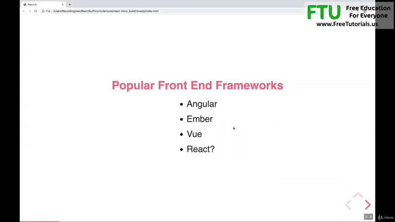 react-course-video-2-is-react-a-framework-or-library-youtube