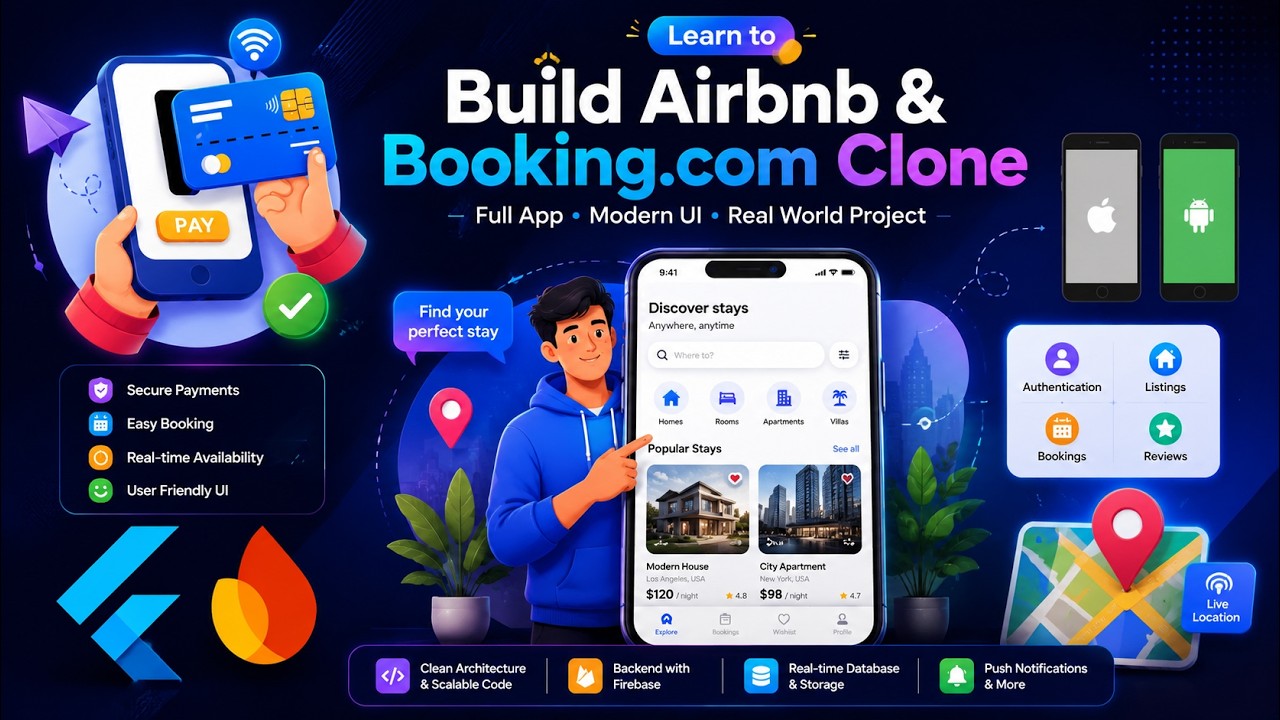 Build Hotel, Property Rental & Real Estate App in Flutter | Reservation ...