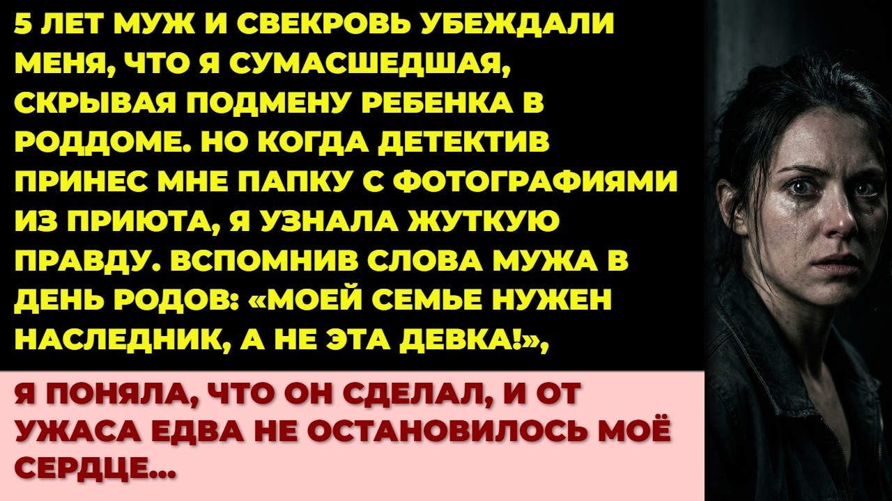 5 лет муж прятал нашу дочь в приюте ради наследника. Но я узнала правду…