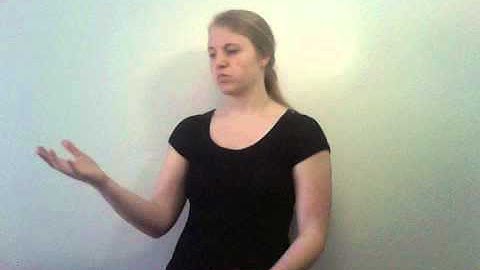 ASL 1103, 8:00 AM class, Expressive Skills Test #2 Presentation Erin Hagerty