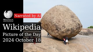 Wikipedia Picture of the Day: 2024-10-18 - Krishna's Butterball (Narrated by Brian)