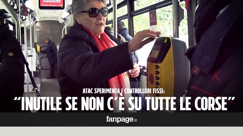Roma, controllori fissi a bordo dei bus: 