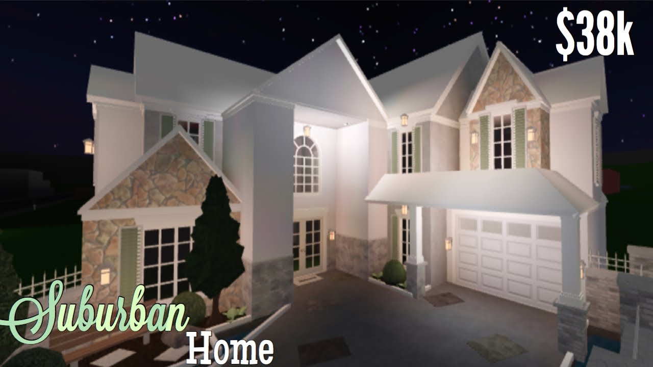 BLOXBURG Suburban Home Exterior (part1) 38k YouTube
