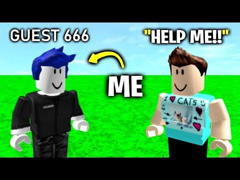 I Pretended To Be Guest 666 Roblox Youtube - i pretended to be guest 666 roblox roblox zone
