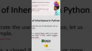 Python Triangle Class Explained: Inheritance Syntax and Code Run #shorts