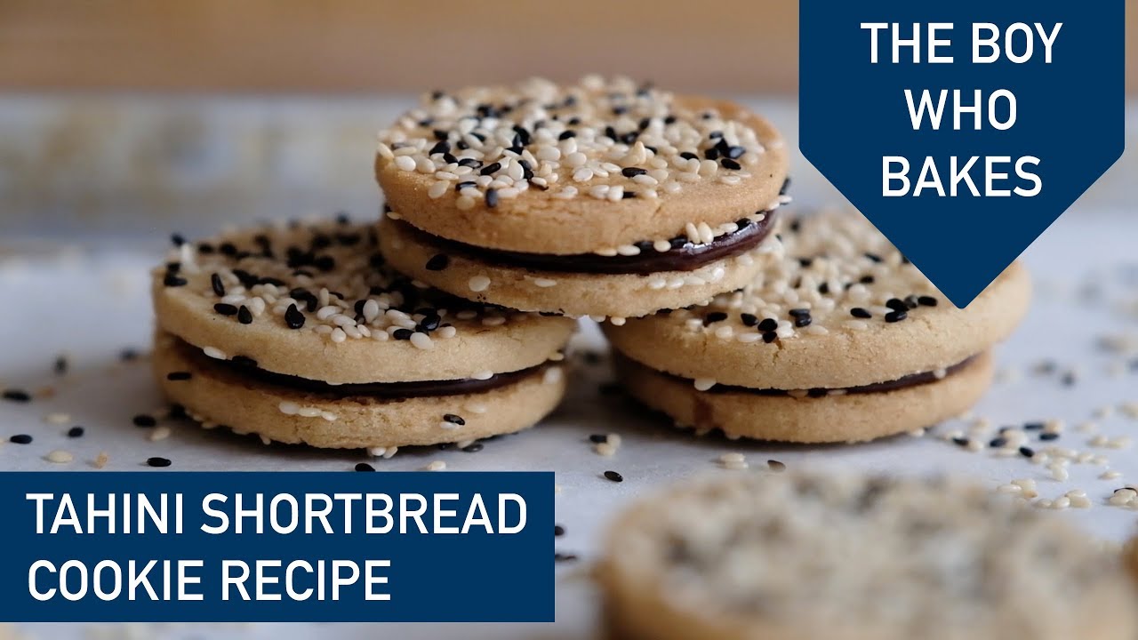 Tahini Shortbread Recipe - The Boy Who Bakes