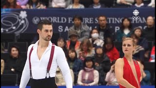 Madison Hubbell &amp; Zachary Donohue Worlds 2019 Warmup + RD (CBC)