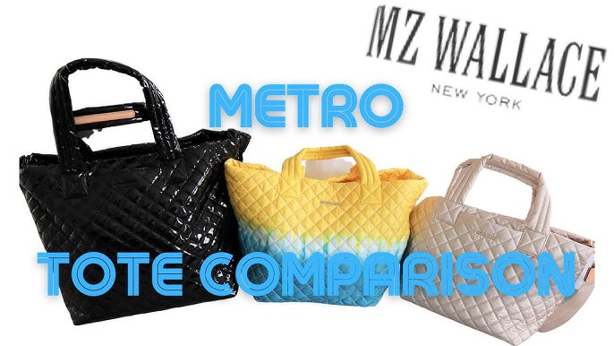 MZ Wallace - Up your game with the Medium Metro Tote Deluxe. It's elevated  enough for the office but durable enough for your next workout class,  weight circuit, bike ride—or whatever gets