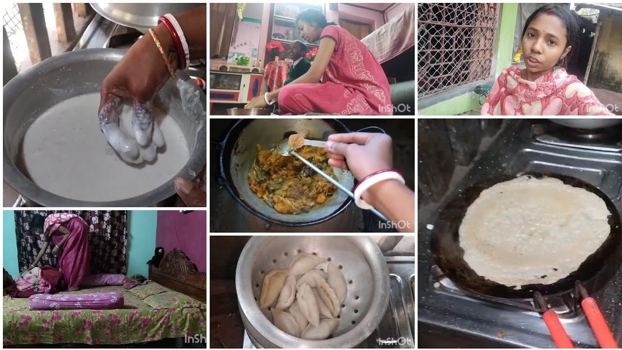 ।।শীতকাল মানেই নানা ধরনের পিঠা খাওয়া, আজ মা বানালো সরুচাকলি।। Bengali vlog 