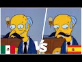 Los Simpson Doblaje Español Latino Vs Doblaje Español Castellano