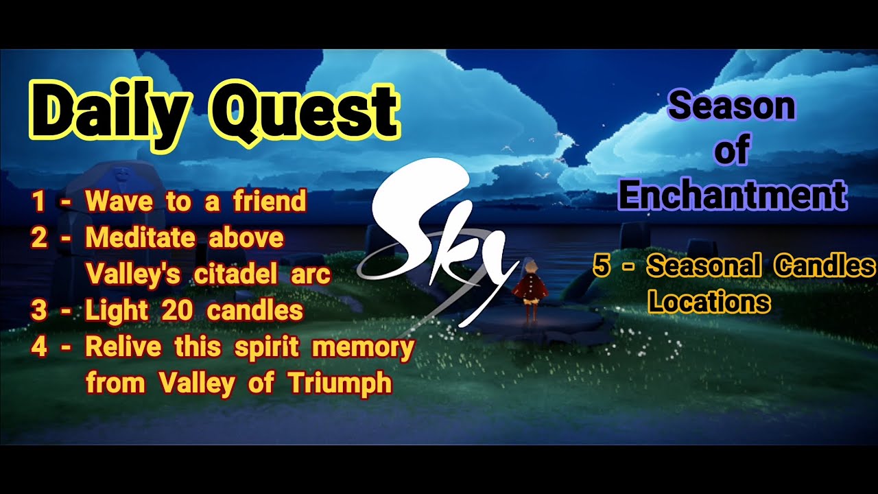 Sky Children of the light Daily Quest - Wave to a friend | Meditate ...