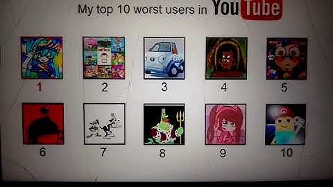 My Top 10 Worst Users List (MY LAST VIDEO OF JULY)