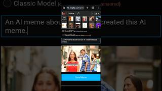 𝐏𝐀𝐑𝐓 #𝟏🤯 An AI meme about how an AI created this AI meme. #aimeme #imgflip #memes