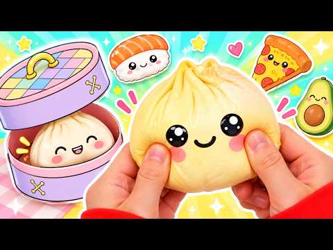 PAPER Squishy Collection DIY Dumpling Squishy DIY Template print out make it yourself SQUISHY DIY