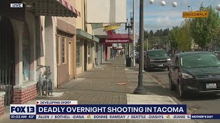 Police investigating deadly overnight shooting in Tacoma | FOX 13 Seattle