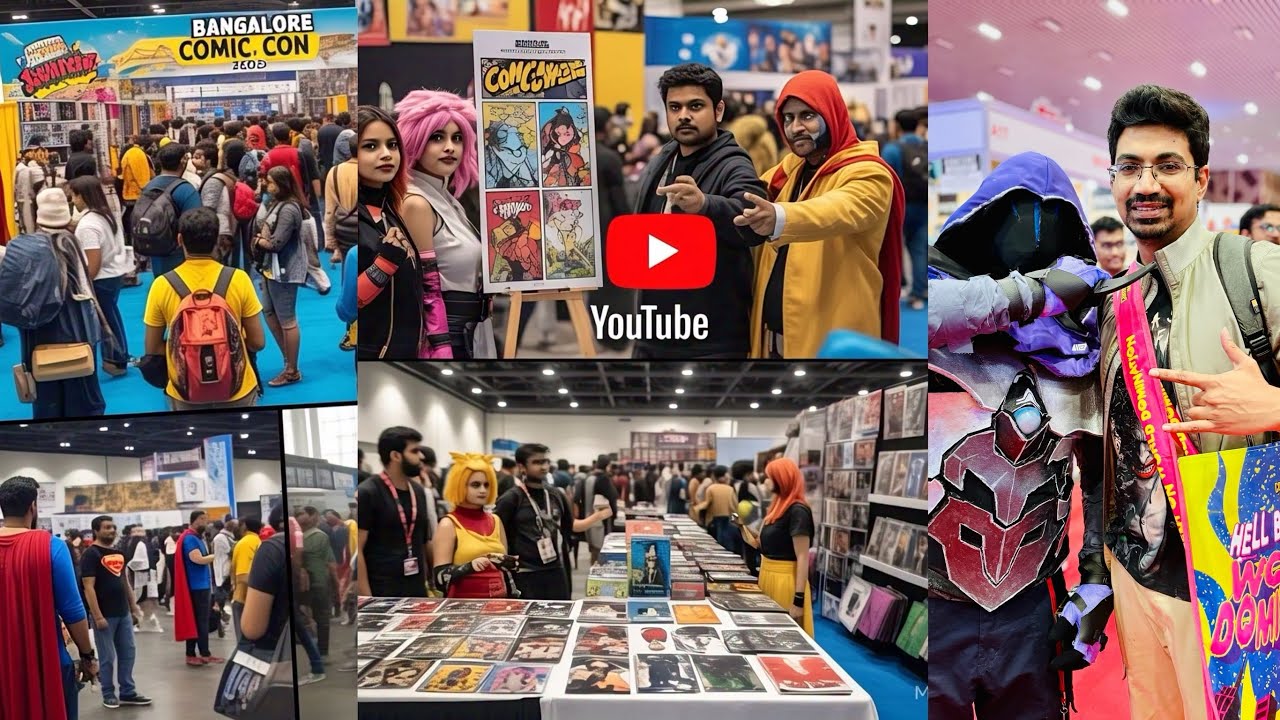 Bangalore Comic-Con 2025 Vlog | Comics, Cosplay, Artists, Pop Culture