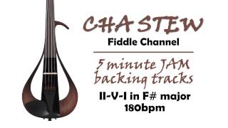 2-5-1 (II-V-I) F# major 180bpm :: FIVE MINUTE JAM Gypsy Jazz Backing Track
