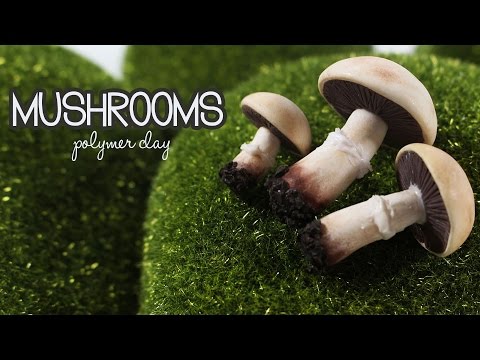Funghi argilla polimero TUTORIAL