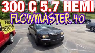 2007 Chrysler 300 C 5.7L HEMI DUAL EXHAUST w/ FLOWMASTER 40 SERIES!