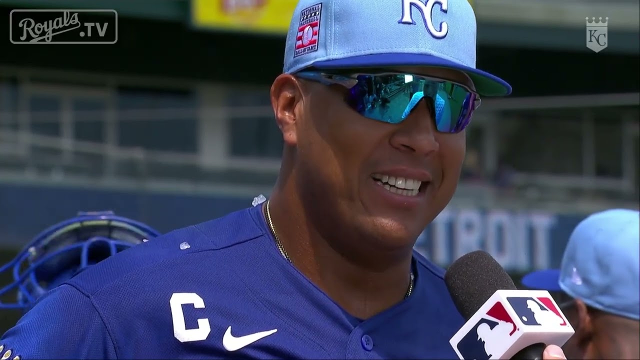 Royals.TV | Salvador Perez Postgame Interview after Becoming the Royals All-Time Home Runs Leader