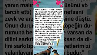Suresi̇ 176.Ayet Tefsi̇ri̇ - E.k