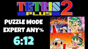 Tetris Plus 2 Expert Mode Any% in 6:12