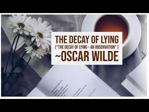 oscar wilde essay the decay of lying