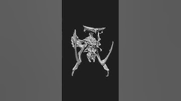 com4_0142 |  Zbrush Timelapse | #zbrush  #3dmodeling #3d #character  #creature #shorts