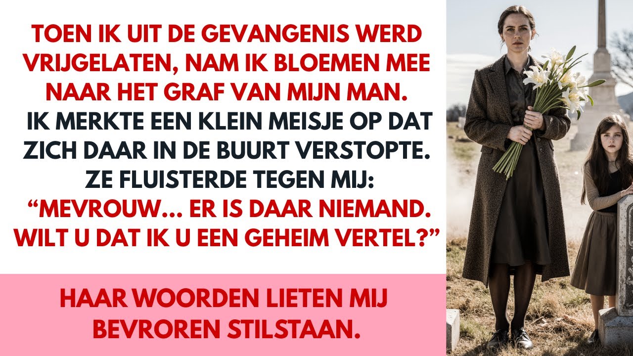 Toen ik uit de gevangenis kwam, bracht ik bloemen naar het graf van mijn man. Ik zag…
