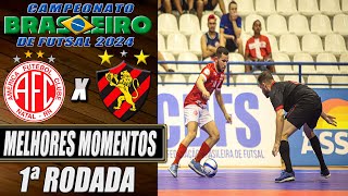 América-RN X Sport | 1ª Rodada | Campeonato Brasileiro de Futsal 2024 (12/05/2024)