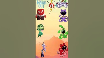 Inside Out Team VS Smiling Critters Team #shorts #insideout #smilingcritters