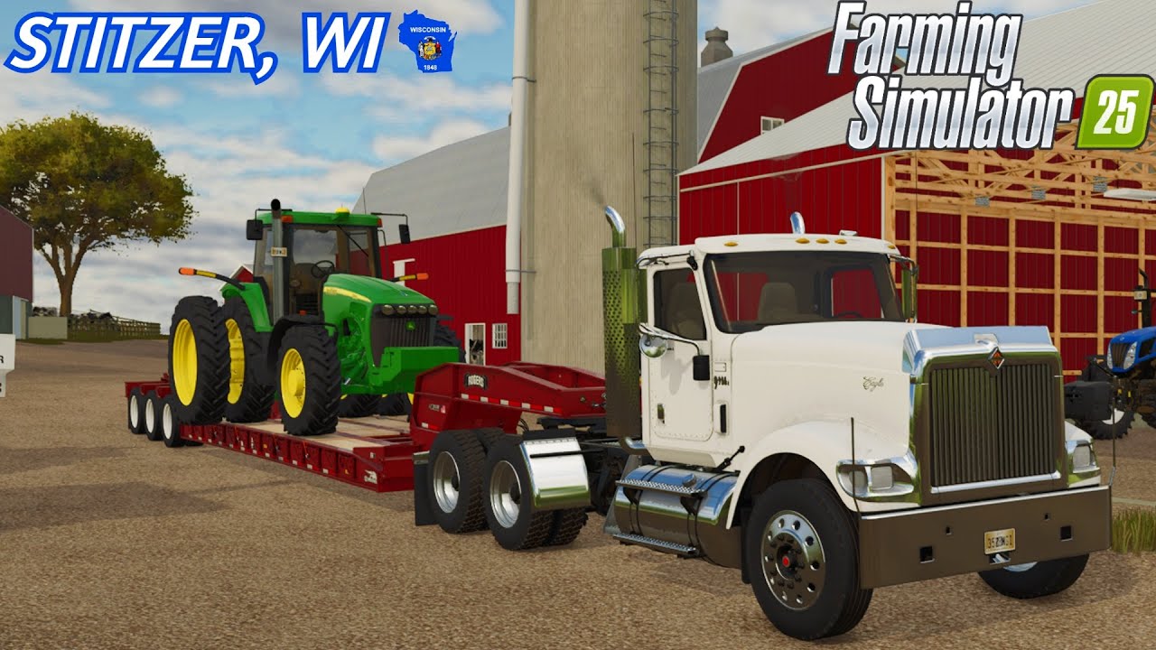 I Buy *BRAND NEW TRACTOR* For Our Wisconsin Dairy Farm??? FS25 Stitzer ...