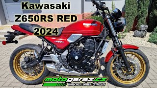 Kawasaki Z650 RS Candy Medium Red 2024 4K