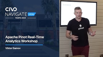 Apache Pinot Real Time Analytics Workshop with Viktor Gamov