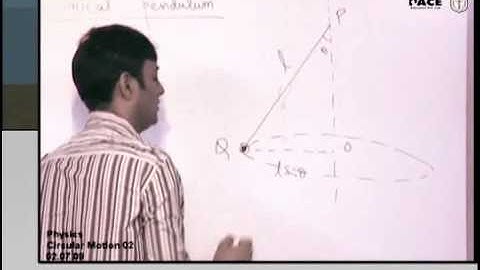Circular Motion: Conical Pendulum Prof. Praveen Tyagi
