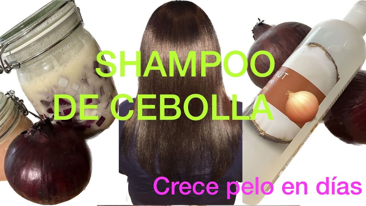 COMO PREPARAR SHAMPOO DE CEBOLLA ROJA, How to make onion 🧅 shampoo grow
