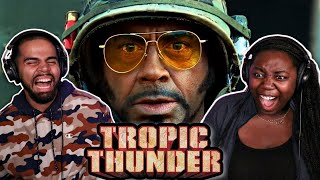 'THIS MOVIE IS OUT OF CONTROL!'  FIRST TIME WATCHING *TROPIC THUNDER* Movie Reaction