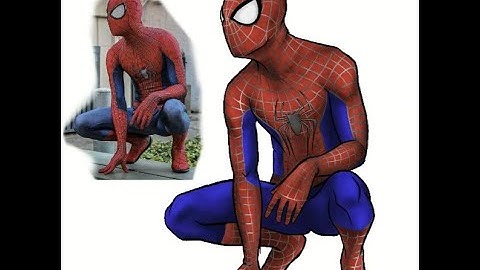 How to draw Spiderman on digital media | Procreate timelapse on Ipad with Apple pencil