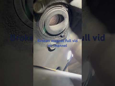 Broken magnet is another cause of erratic speed sensor performance #buick #GM #carrepair