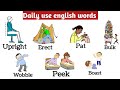 Daily use english vocabulary  daily use english words  vocabulary with sentences