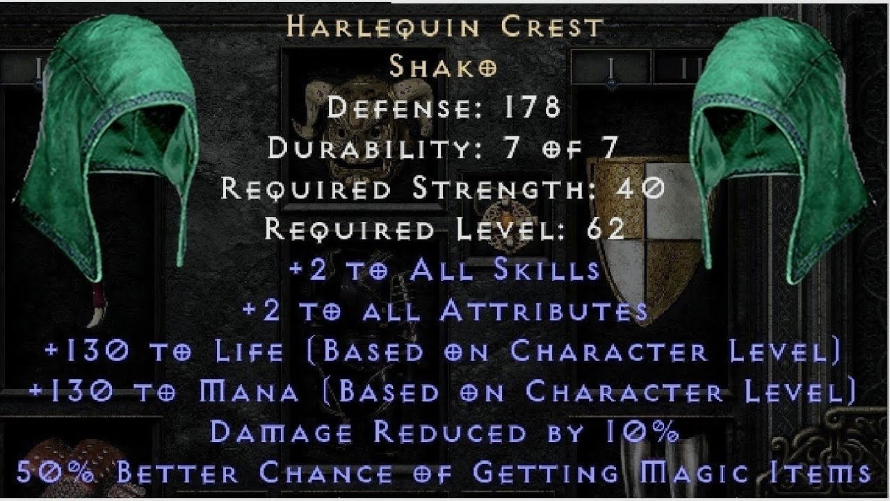 Harlequin Crest Shako Drop Location - Diablo II Resurrected