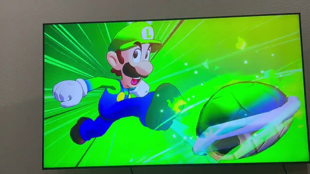 Mario and Luigi walk in the mase try to find princess peach