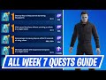 Fortnite Complete Week 7 Quests - How to EASILY Complete Week 7 Quests Challenges Season 4