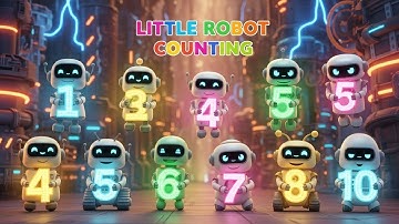Little Robot Counting | Learn Numbers 1–10 with Robots | ToonBeats Studio