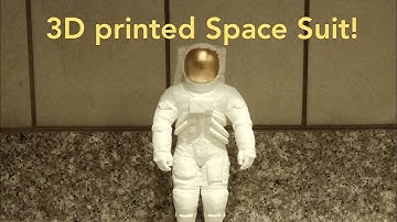 3D printing an Apollo 11 space suit! (Timelapse)