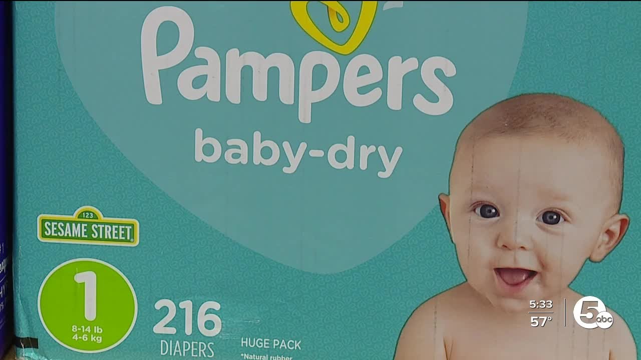 Diaper Bank of Greater Cleveland collect donations for families in need