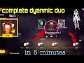 DYNAMIC DUO EVENT KAISE COMPLETE KARE||GOLDEN VOW BOX USE FREEFIRE| DYNAMIC DUO FREEFIRE