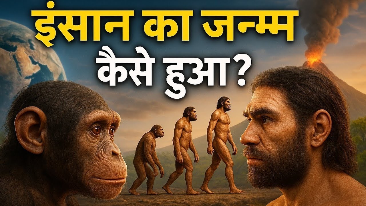 धरती पर इंसान का जन्म कैसे हुआ? | Human Origin Explained in Hindi ...