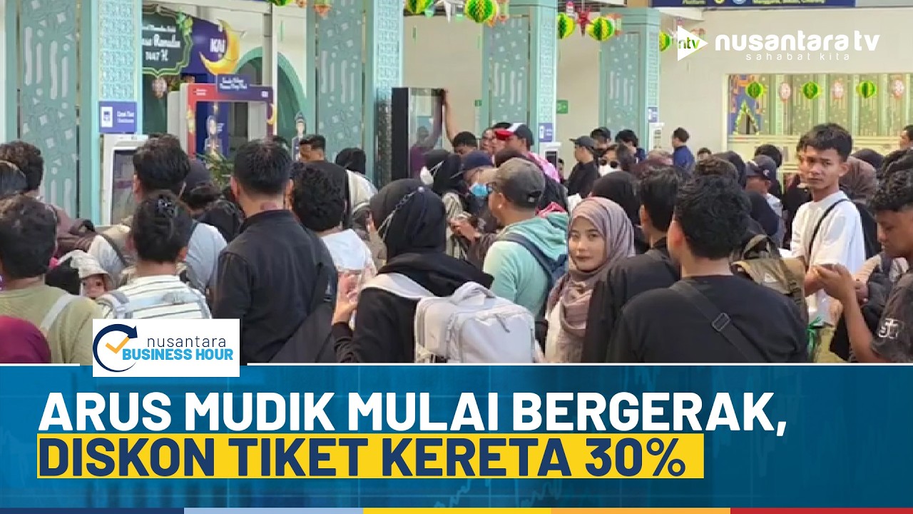[LIVE] Arus Mudik Mulai Bergerak, Diskon Tiket Kereta 30% | NBH